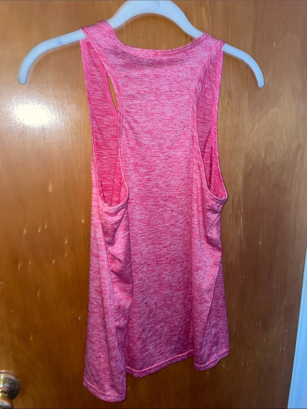 Pink Heathered Racerback Tank 🩷 - Picture 11 of 12